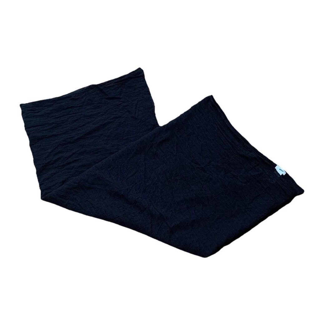 Aerie Rectangular Scarf Lightweight Black Shawl 70” By 40” Basic NWT
